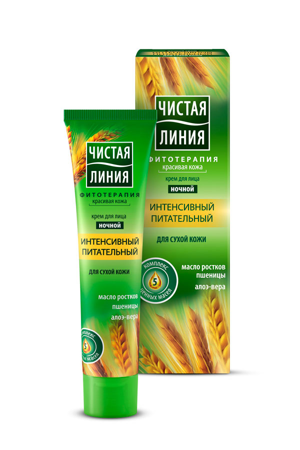 Чистая линия Крем для лица Идеальная кожа Аква п/прыщей 50мл купить во Владивостоке | ОВИТА