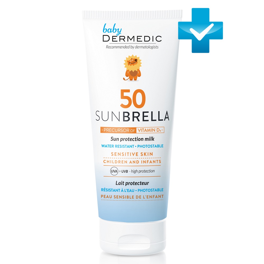 Dermedic Солнцезащитное молочко для детей SPF 50 Sun Protection Milk, 100 г (Dermedic, Sunbrella)