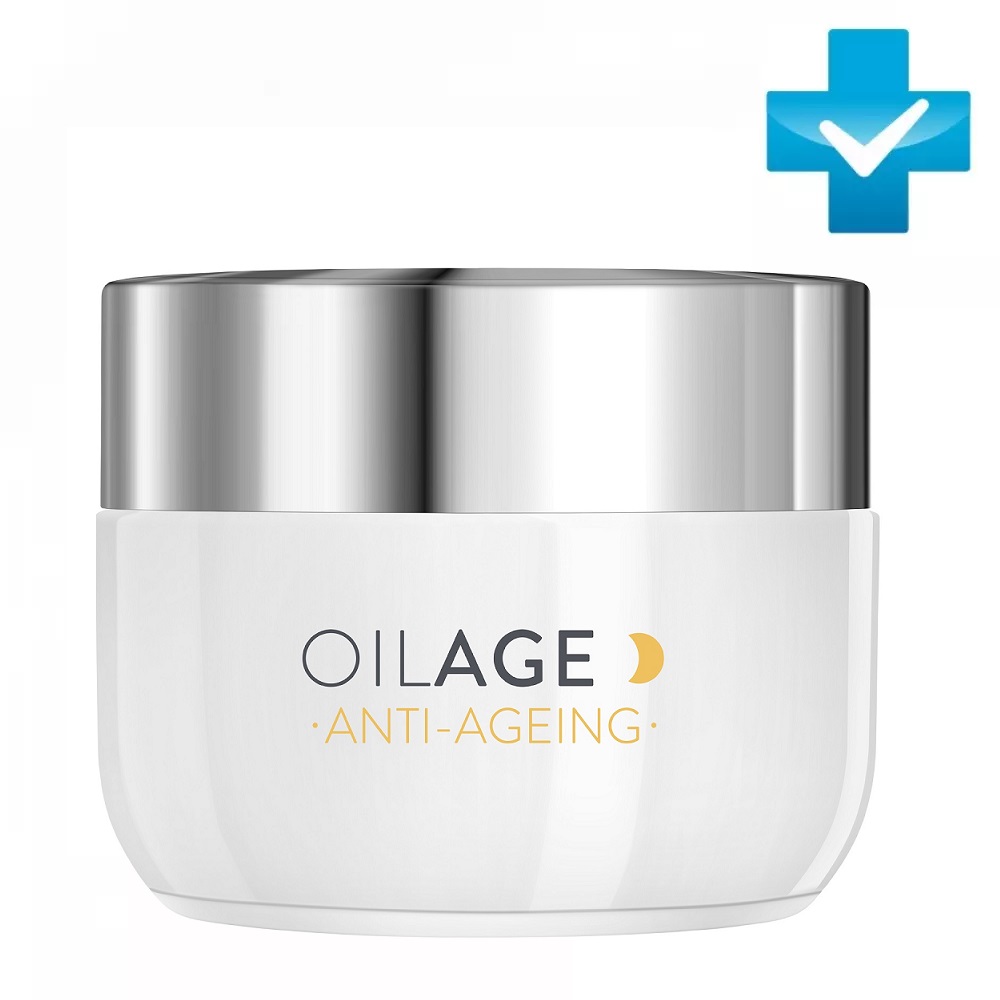 Дермедик Ночной крем для восстановления упругости кожи Anti-Ageing Night Cream, 50 мл (Dermedic, Oilage) фото 0