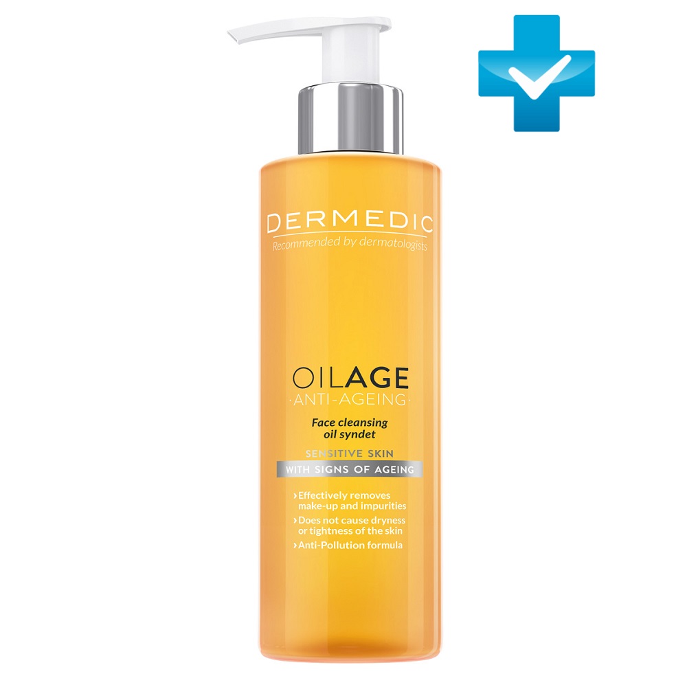 Dermedic Масляный cиндет для умывания Оилэйдж Face Cleansing Oil Syndet, 200 мл (Dermedic, Oilage)