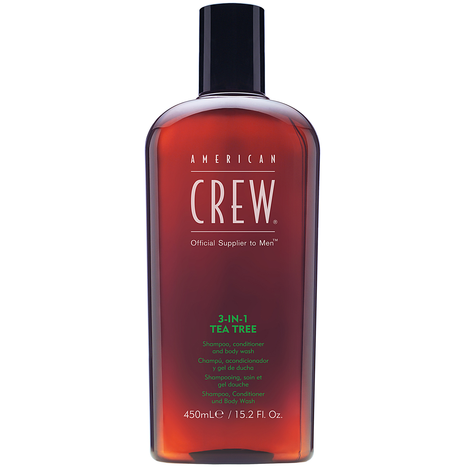 American Crew Средство для волос 3 в 1 Чайное дерево 3-in-1 Tea Tree, 450 мл (American Crew, Hair&Body)