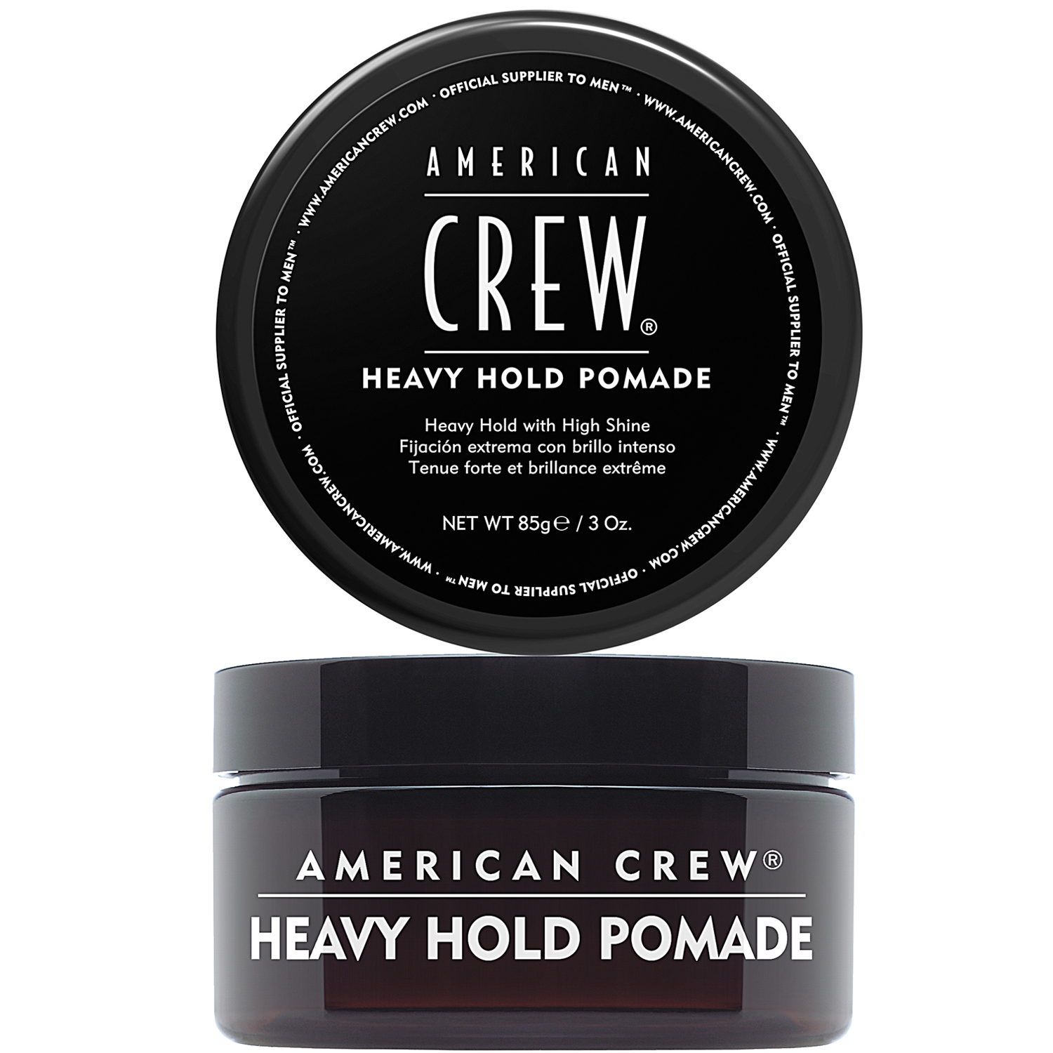 American Crew Помада экстра-сильной фиксации Heavy Hold Pomade, 85 г (American Crew, Styling)