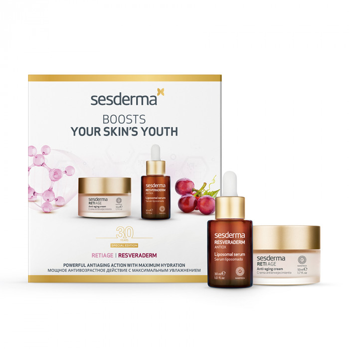 

Sesderma Промонабор Крем антивозрастной, 50 мл + Сыворотка липосомированная, 30 мл (Sesderma, Промо Наборы), Промо Наборы