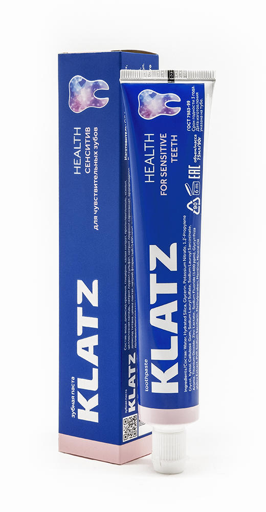 цена Klatz Зубная паста Сенситив, 75 мл (Klatz, Health)