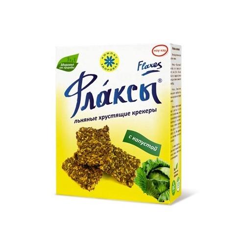 Компас здоровья Флаксы с капустой 150 г (Компас здоровья, Правильное питание) фото 0