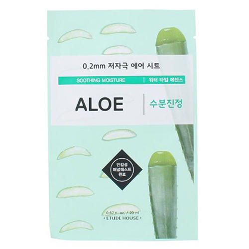 Этюд Хаус Маска тканевая для лица Et.0.2 Therapy Air Mask Aloe, 20 мл (Etude House, Therapy Air) фото 0