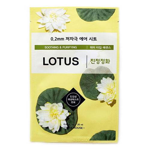 Этюд Хаус Маска тканевая для лица Et.0.2 Therapy Air Mask Lotus, 20 мл (Etude House, Therapy Air) фото 0