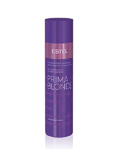 цена Estel Бальзам серебристый для холодных оттенков блонд, 200 мл (Estel, Prima Blonde)