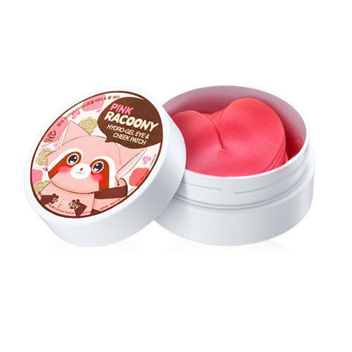 Сикрет Ки Патчи для глаз и скул гидрогелевые Pink Racoony Hydro-Gel Eye & Cheek Patch, 30 шт (Secret Key, Cream / Eye Cream) фото 0