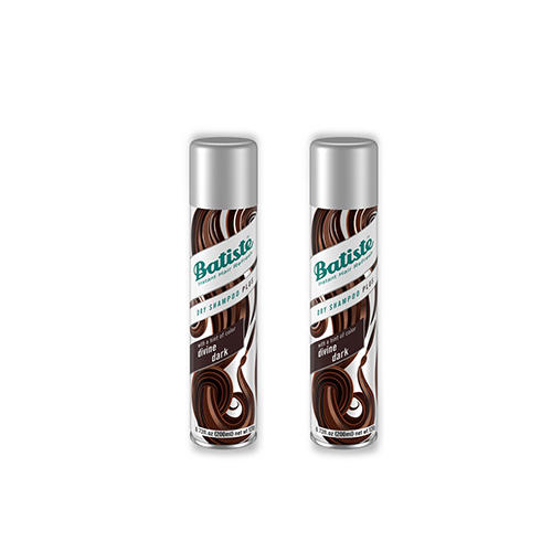 Батист Комплект Divine dark Сухой шампунь 2 шт х 200 мл (Batiste, Dry Shampoo Plus) фото 0