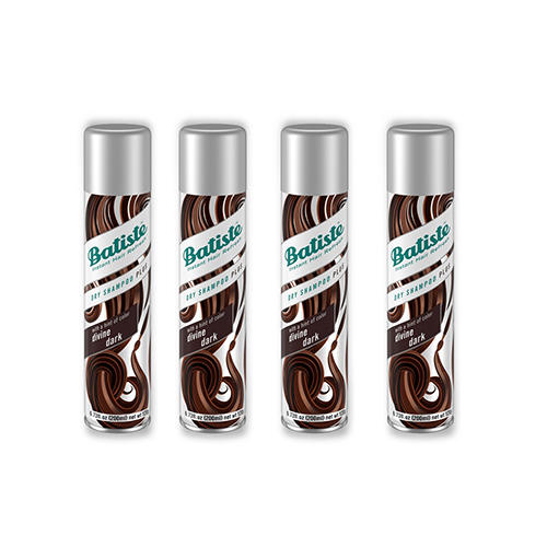 

Batiste Комплект Divine dark Сухой шампунь 4 шт х 200 мл (Batiste, Dry Shampoo Plus), Dry Shampoo Plus