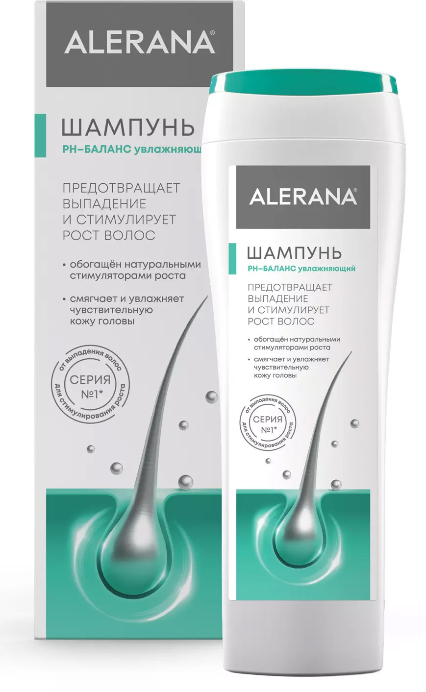 Alerana Шампунь pH-баланс увлажняющий, 250 мл (Alerana, Укрепление волос)