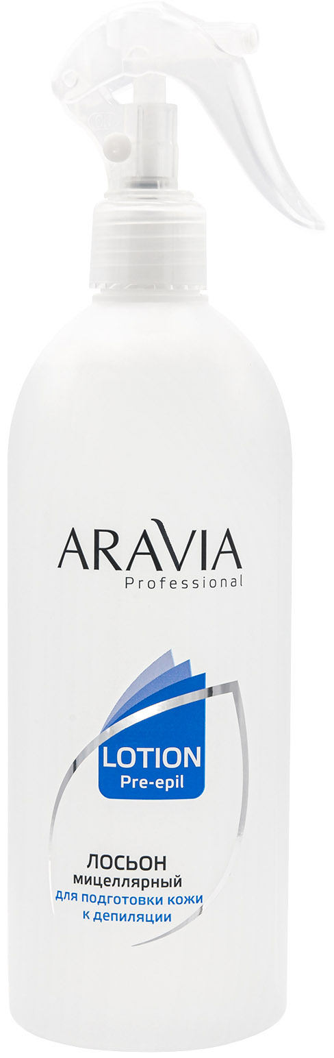 Aravia Professional Мицеллярный лосьон перед депиляцией, 500 мл (Aravia Professional, Spa Депиляция)