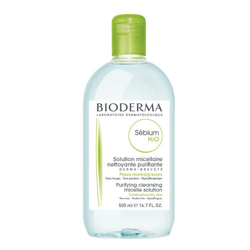 Биодерма Очищающая вода Себиум H2O, 500 мл (Bioderma, Sebium) фото 0