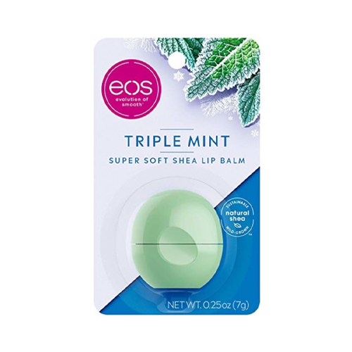 Эос Бальзам для губ Eos Triple Mint (на картонной подложке) 1 шт (Eos, Lip Balm) фото 0