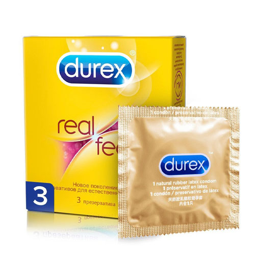 Durex Презервативы Reel Feel, 3 шт (Durex, Презервативы)