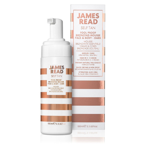 Джейм Рид Бронзирующий мусс для новичков темный Fool Proof Bronzing Mousse Face & Body Dark, 100 мл (James Read, Self Tan Dark) фото 0