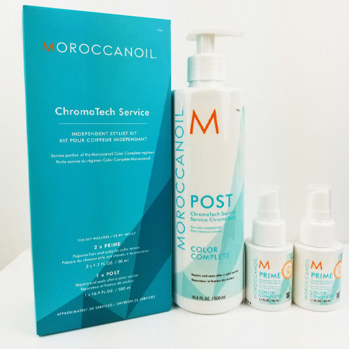 

Moroccanoil Набор MoroccanOil ChromaTech — «Salon Kit» ( 2 шт. ChromaTech Prime 50 мл+ChromaTech Post — 500 мл) (Moroccanoil, Наборы), Наборы