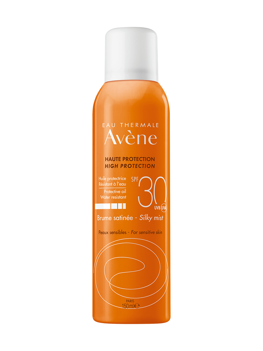 солнцезащитный спрей для тела clarins солнцезащитное масло спрей для тела и волос spf 30 huile en brume solaire Avene Солнцезащитный невесомый масло-спрей SPF 30, 150 мл (Avene, Suncare)