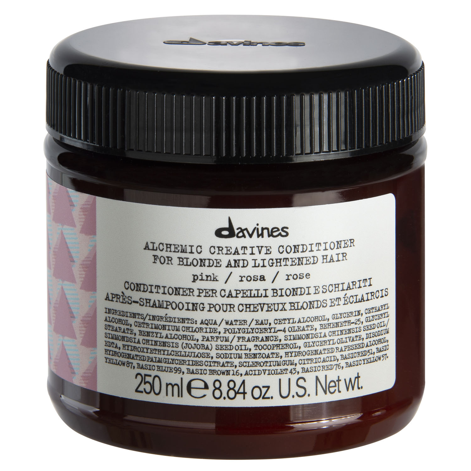 цена Davines Кондиционер для осветленных и натуральных волос (розовый) Creative Conditioner For Blond And Lightened Hair Pink, 250 мл (Davines, Alchemic)