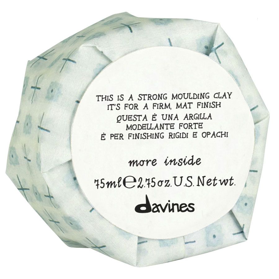 цена Davines Моделирующая глина для стойкого матового финиша More Inside Strong Moulding Clay, 75 мл (Davines, More Inside)