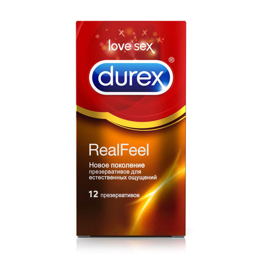 Durex Презервативы Real Feel, 12 шт (Durex, Презервативы)