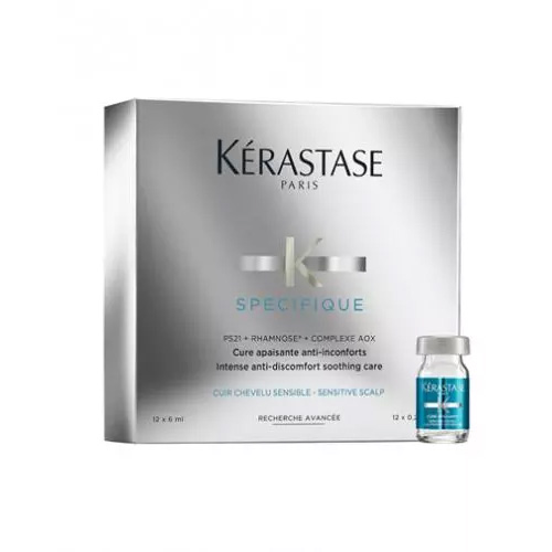 Керастаз Курс для чувствительной кожи головы, 12 х 6 мл (Kerastase, Specifique) фото 0