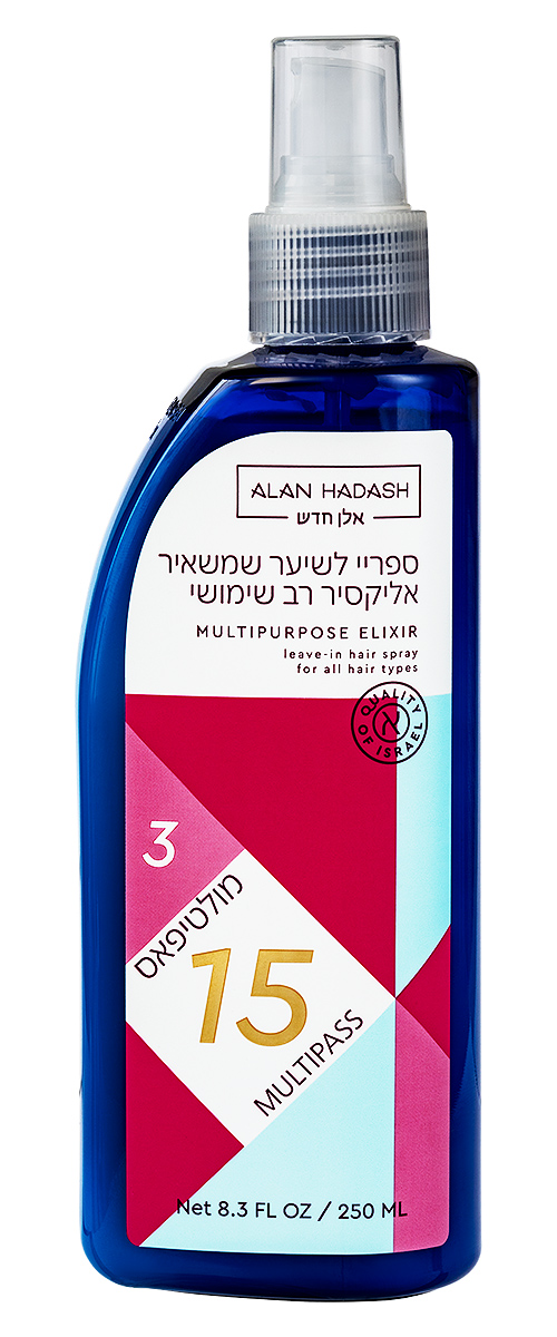 специальные машины Alan Hadash Спрей для волос многофункциональный 15 в 1 Multipass Elixir, 250 мл (Alan Hadash, Специальные средства)