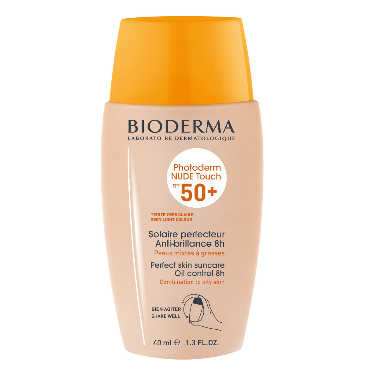 Биодерма Cолнцезащитный флюид очень светлый оттенок SPF50+,40 мл (Bioderma, Photoderm) фото 0