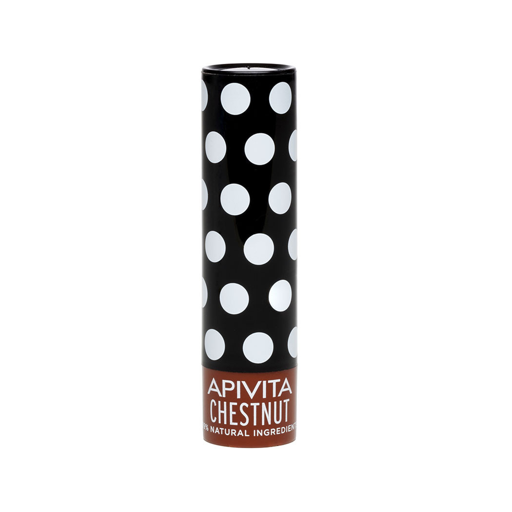 Apivita Уход для губ с оттенком Каштана, 4,4 г (Apivita, Lip Care) уход за губами апивита уход для губ с оттенком каштана