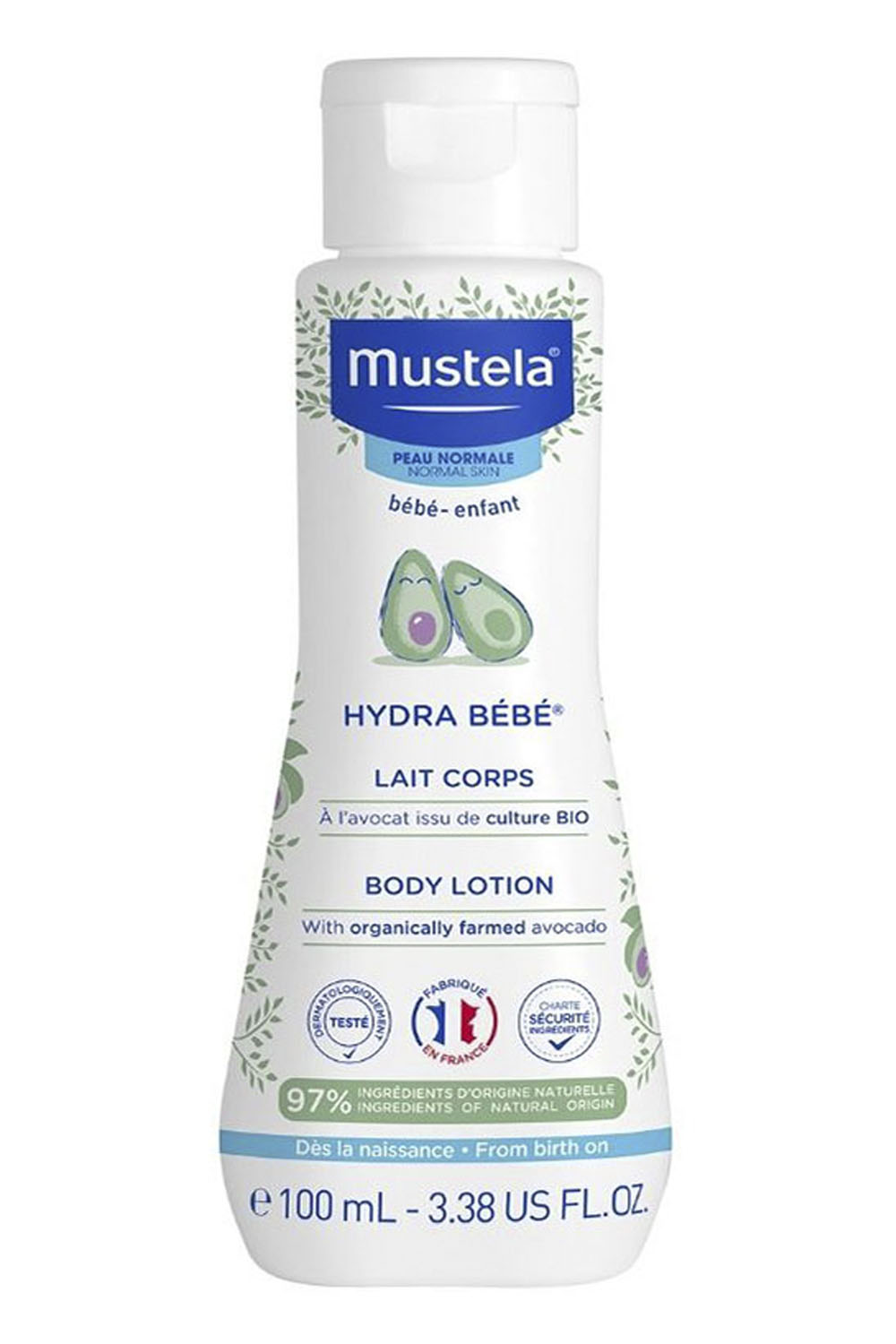 Мустела Молочко для тела «Hydra-Bebe» 100 мл (Mustela, Bebe - защита кожи) фото 0