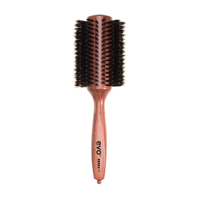 EVO Круглая щетка для волос [Брюс] с натуральной щетиной, диаметр 38 мм (EVO, brushes)