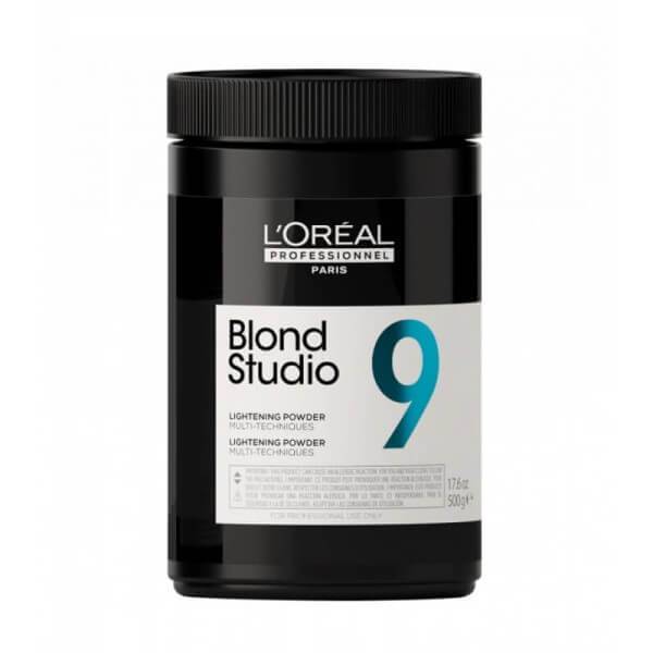 

L'oreal Professionnel Обесцвечивающая пудра до 9 уровней осветления blond studio lightening powder 9, 500 г (L'oreal Professionnel, Обесцвечивание), Обесцвечивание