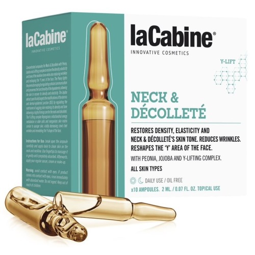 La Cabine Концентрированная сыворотка в ампулах для области шеи и декольте Neck & Décolleté Ampoules, 10 ампул*2 мл (La Cabine, Сыворотки для лица)