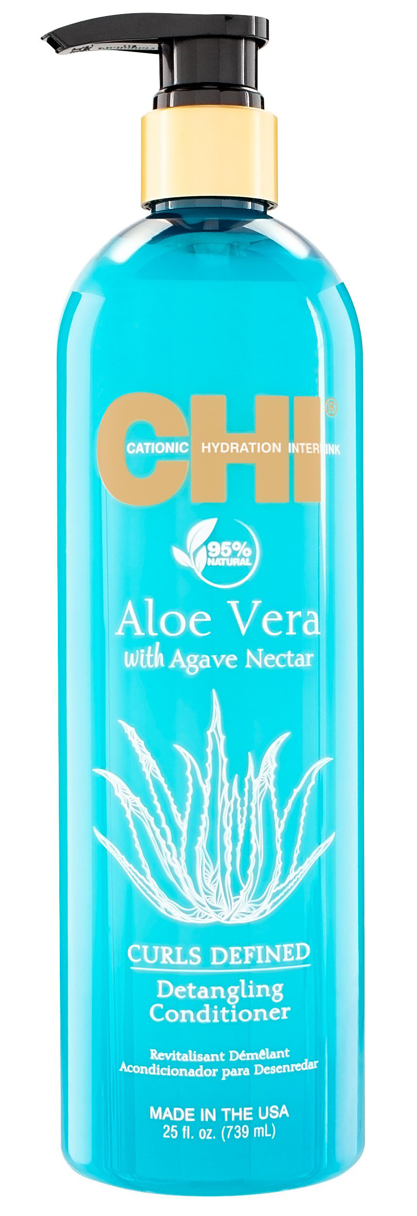 цена Chi Кондиционер для облегчения расчесывания Agave Nectar Detangling Conditioner, 710 мл (Chi, Aloe Vera)