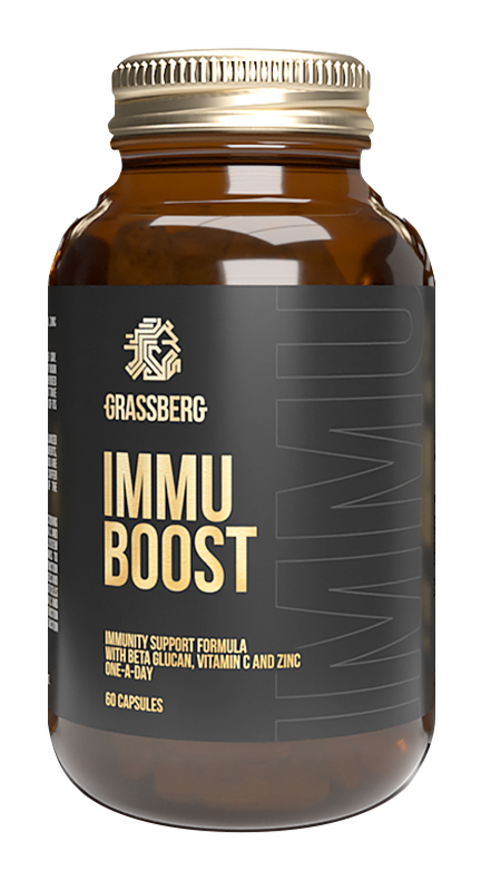 цена Grassberg Биологически активная добавка к пище Immu Boost, 60 капсул (Grassberg, )