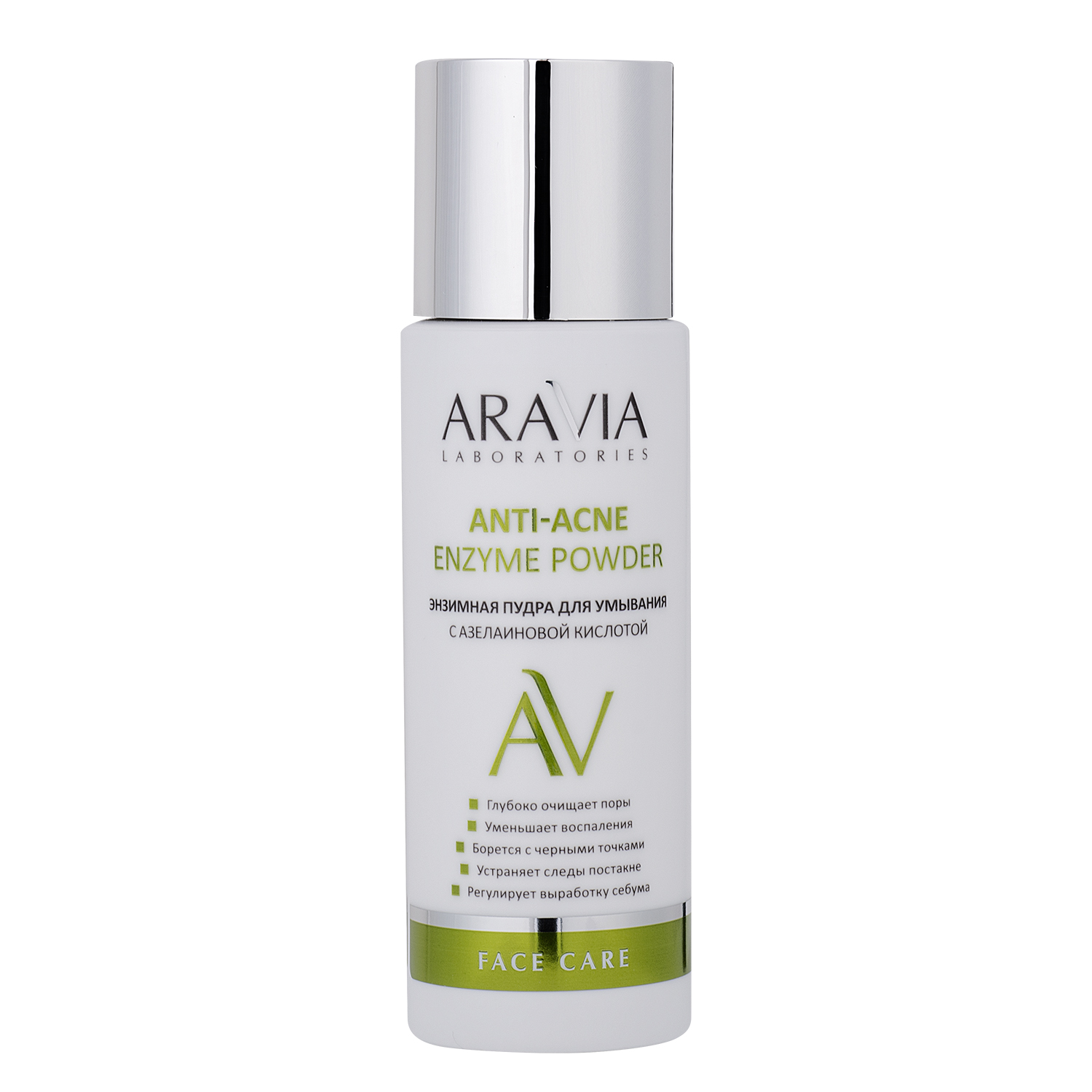 

Aravia Laboratories Энзимная пудра для умывания с азелаиновой кислотой Anti-Acne Enzyme Powder, 150 мл (Aravia Laboratories, Уход за лицом), Уход за лицом