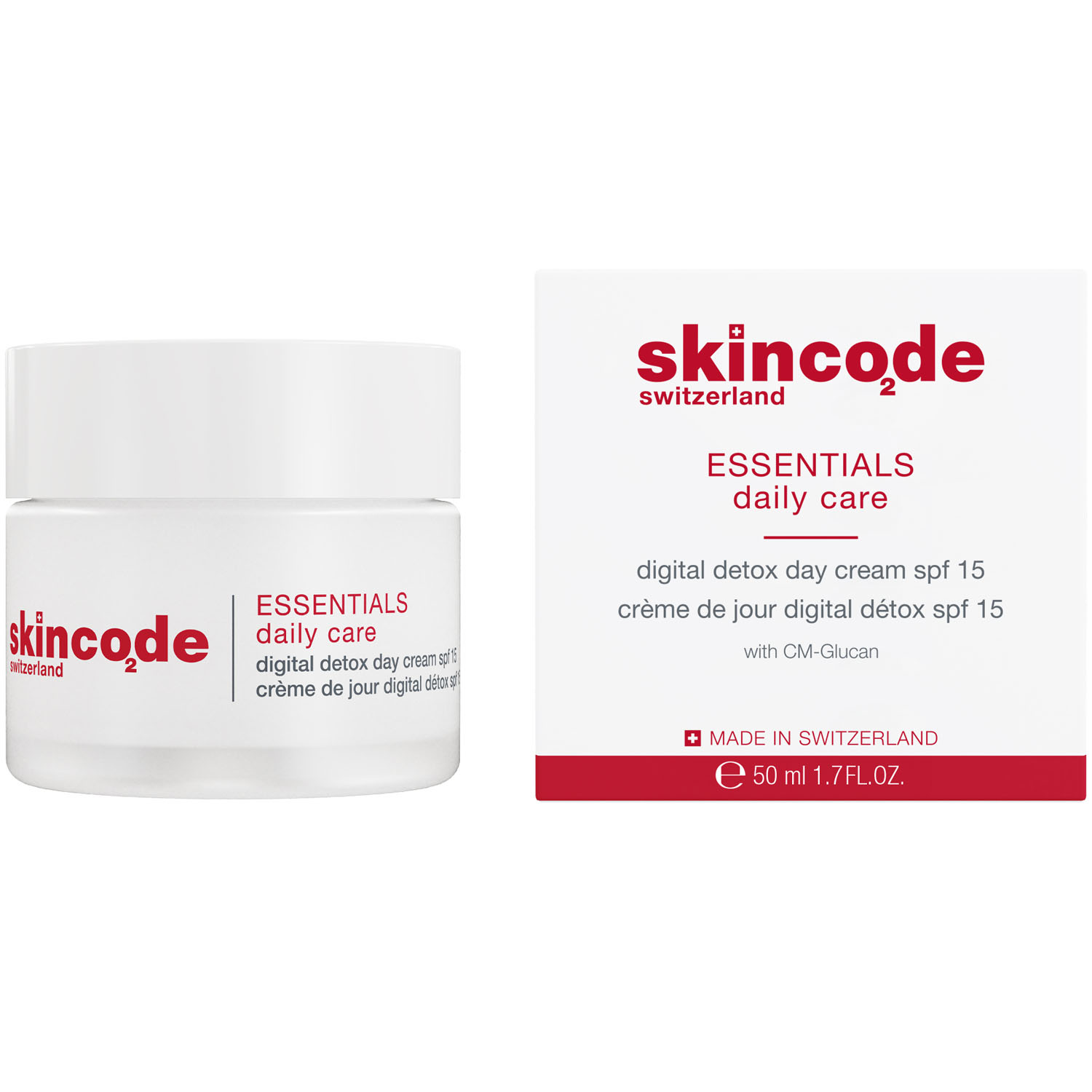 Skincode Дневной крем SPF15 Цифровой детокс, 50 мл (Skincode, Essentials Daily Care)