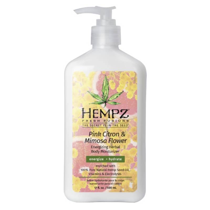 Хемпз Увлажняющее молочко для тела Pink Citron & Mimosa Flower Body Moisturizer, 500 мл (Hempz, Розовый лимон и мимоза) фото 0