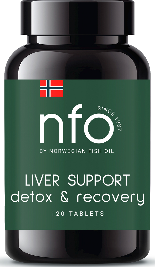 Norwegian Fish Oil Комплекс для поддержки печени, 120 таблеток (Norwegian Fish Oil, Растительные комплексы)