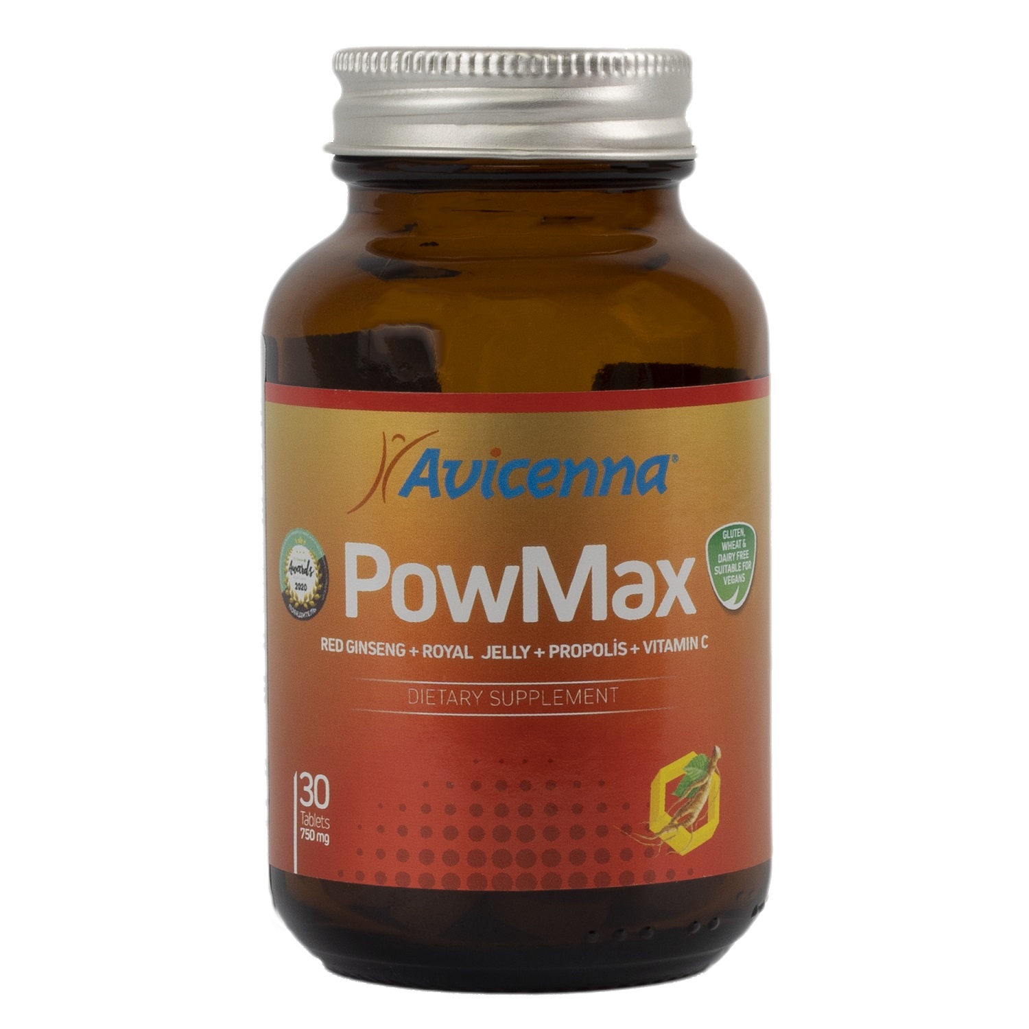 цена Avicenna Комплекс PowMax, 30 таблеток (Avicenna, Витамины и минералы)
