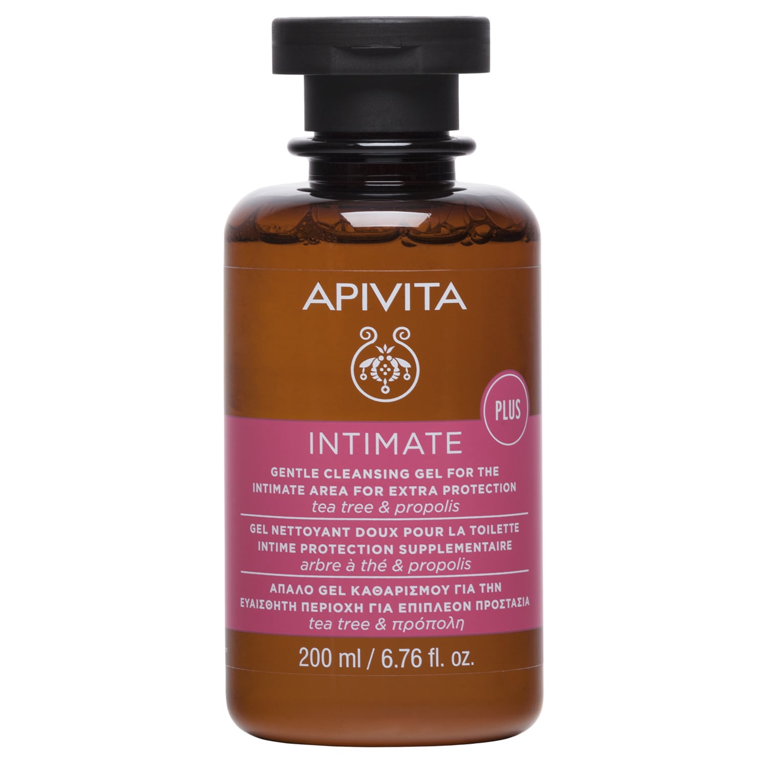 цена Apivita Мягкий очищающий гель для интимной гигиены с чайным деревом и прополисом, 200 мл (Apivita, Intimate Care)