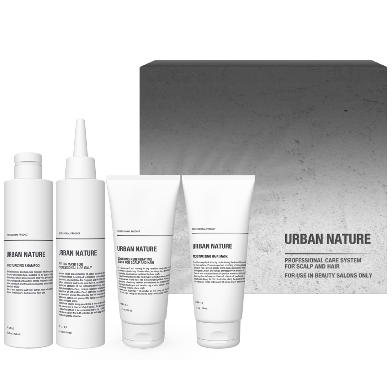 Urban Nature Набор для профессионального ухода за кожей головы и волосами (Urban Nature, Наборы)
