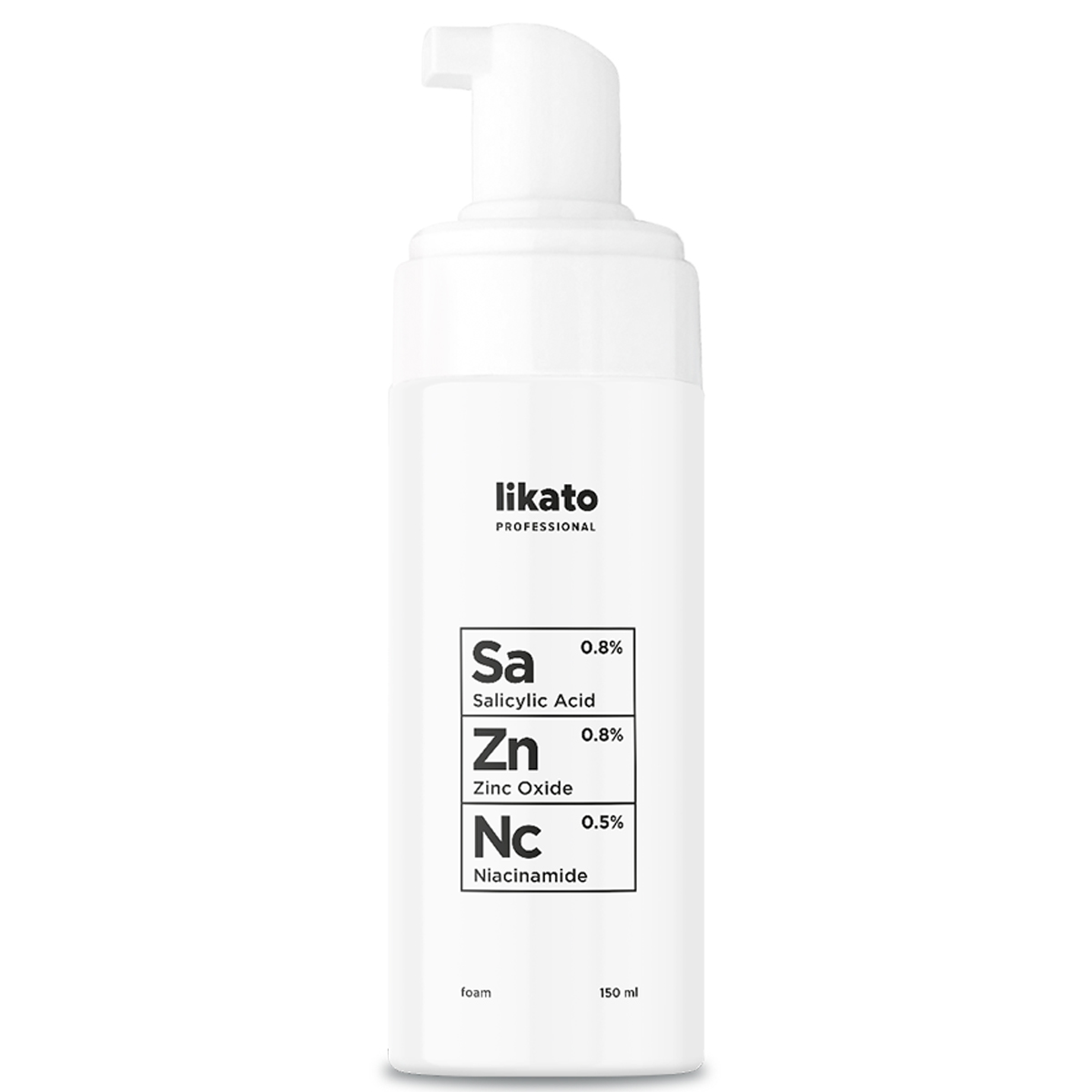 Likato Пенка для умывания с ниацинамидом, цинком и салициловой кислотой, 150 мл (Likato, Face)
