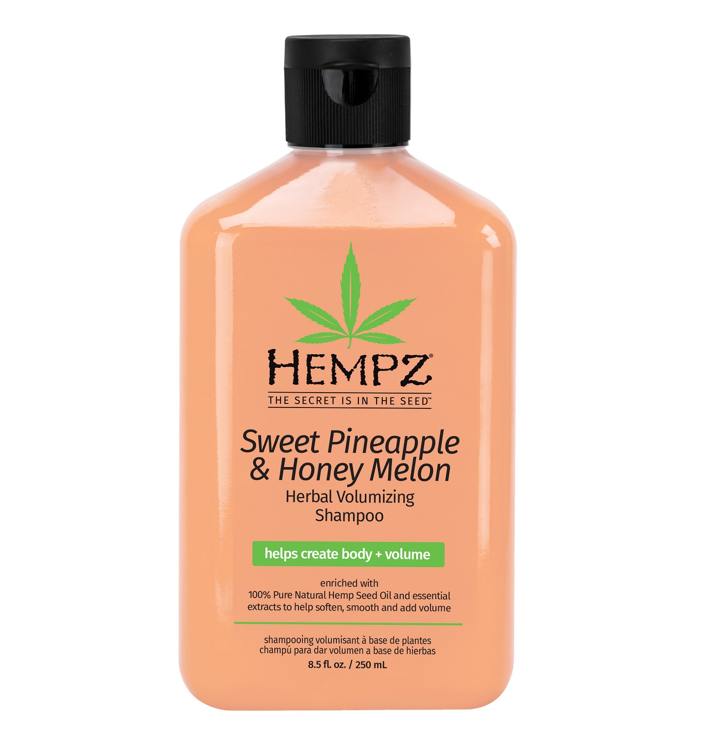 Хемпз Шампунь растительный для придания объёма Sweet Pineapple & Honey Melon Volumizing Shampoo, 250 мл (Hempz, Ананас и медовая дыня) фото 0