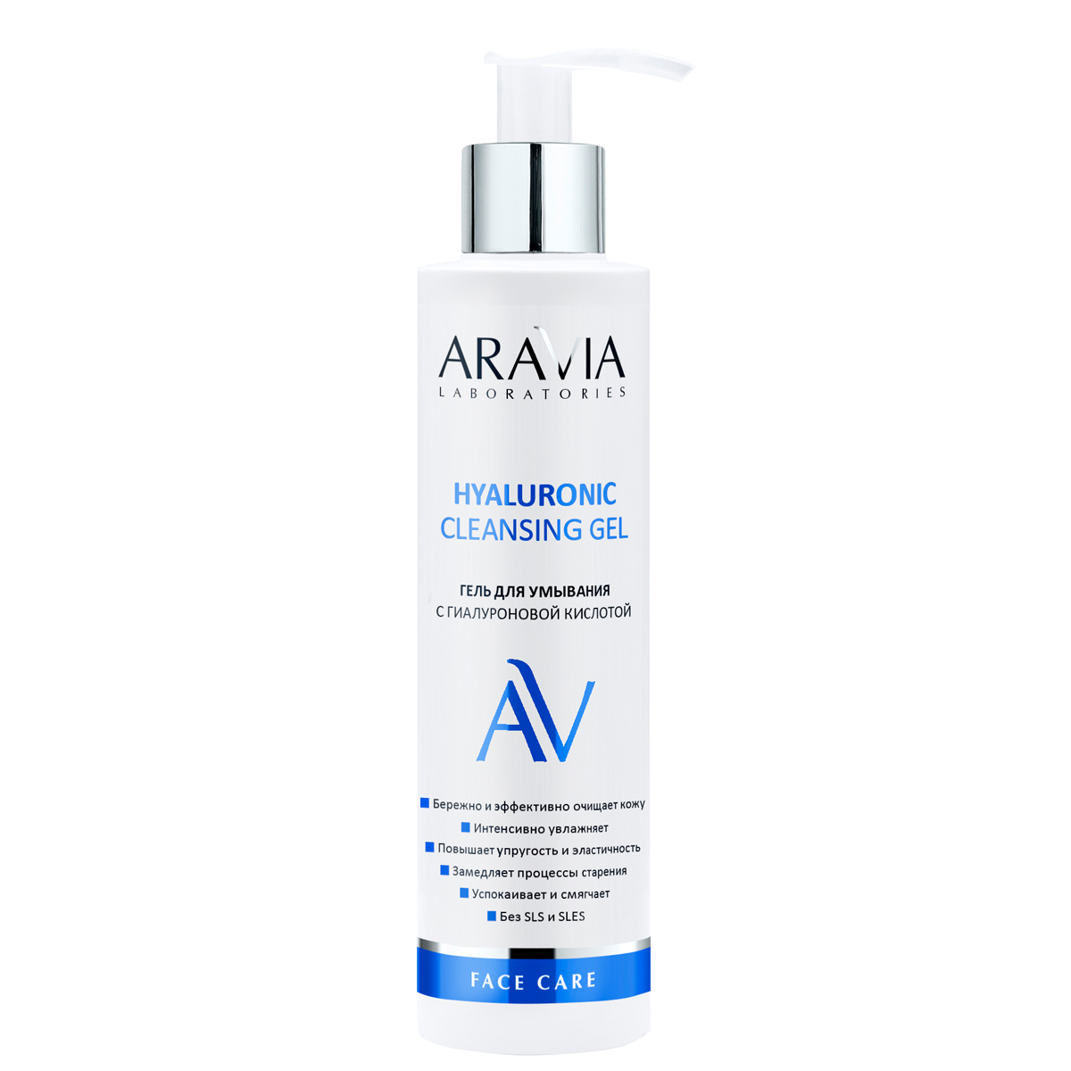 aravia laboratories гель для умывания с гиалуроновой кислотой hyaluronic cleansing gel 200 мл aravia laboratories уход за лицом Aravia Laboratories Гель для умывания с гиалуроновой кислотой Hyaluronic Cleansing Gel, 200 мл (Aravia Laboratories, Уход за лицом)