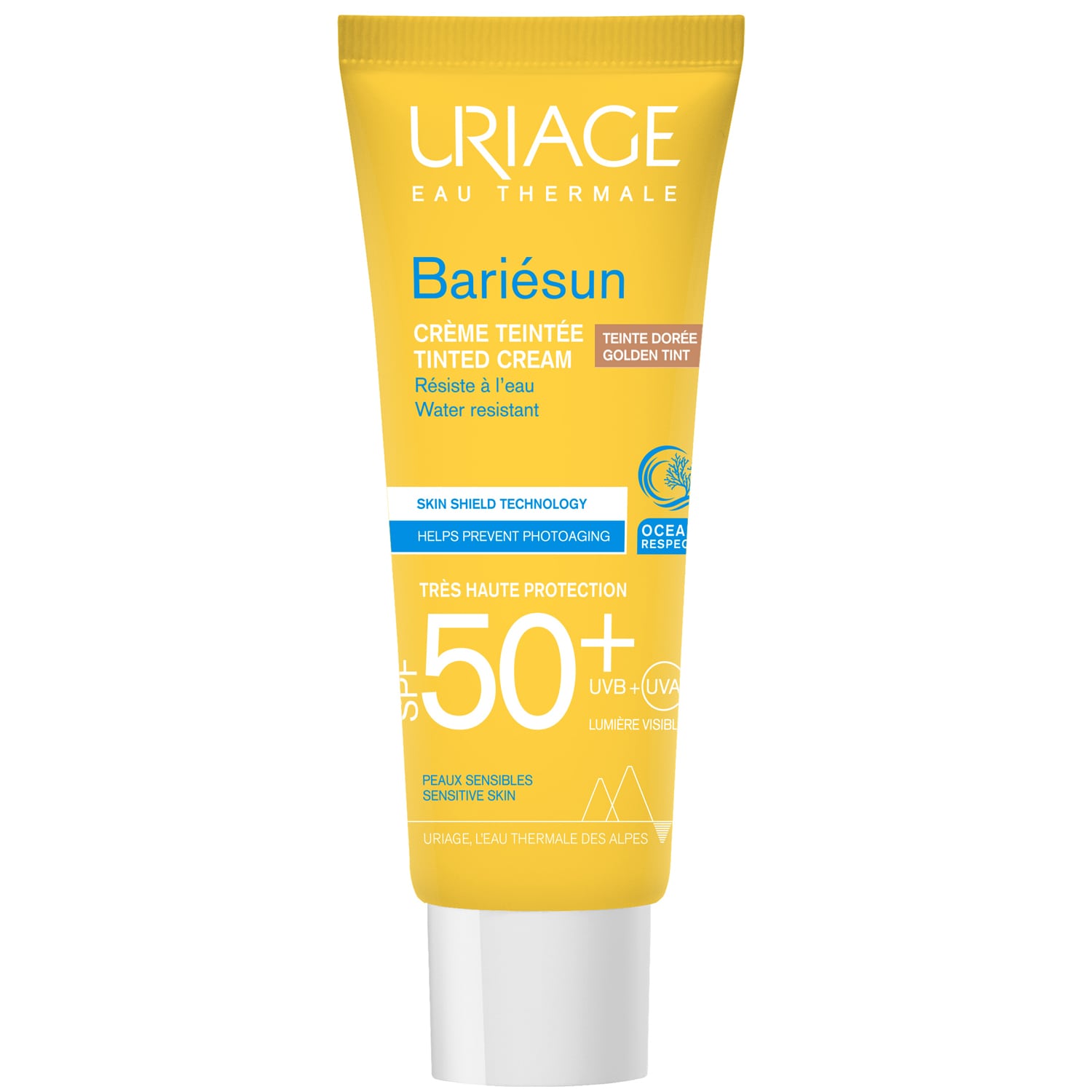 Uriage Тональный крем SPF 50+ (золотистый), 50 мл (Uriage, Bariesun)