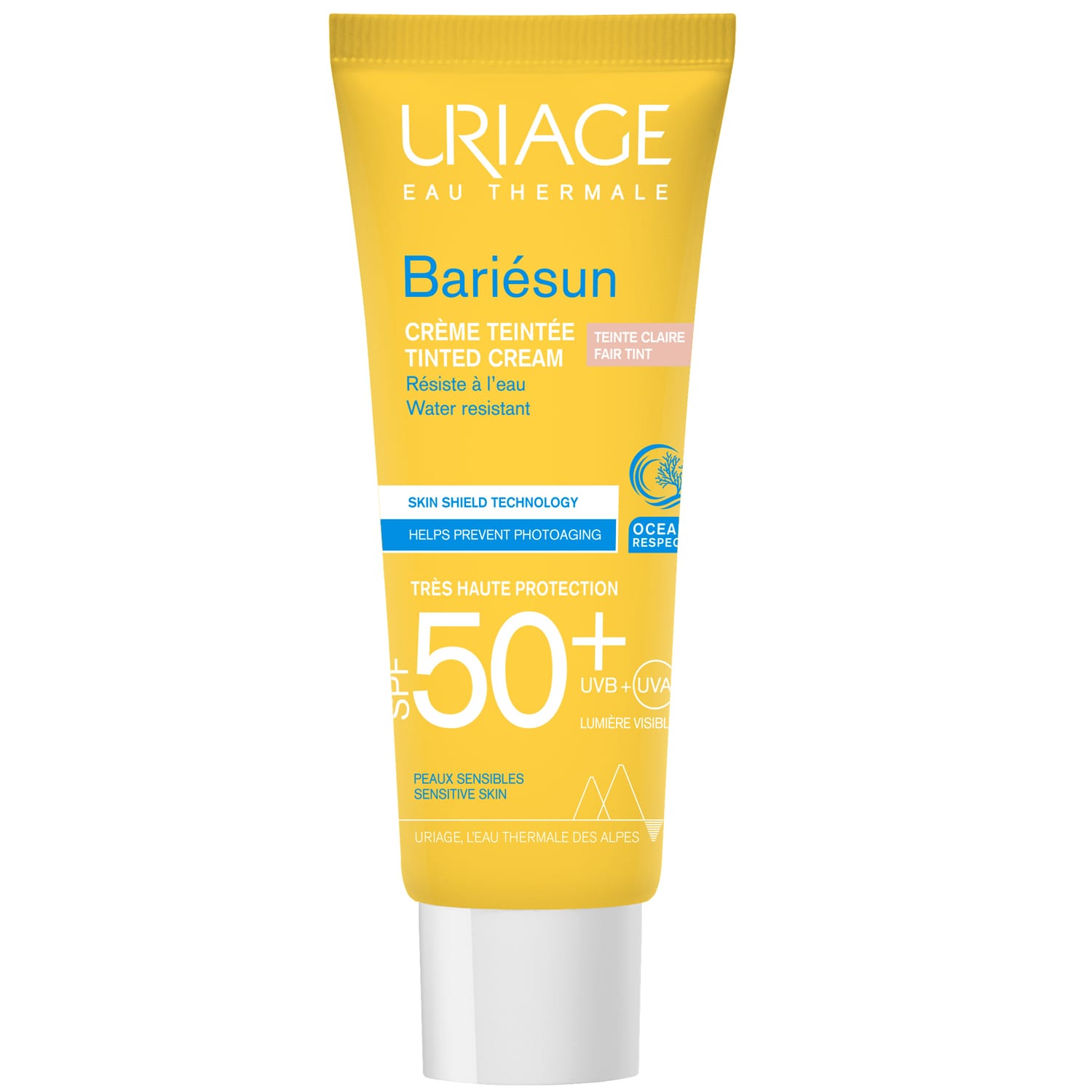 Uriage Тональный крем SPF 50+ (светлый), 50 мл (Uriage, Bariesun)