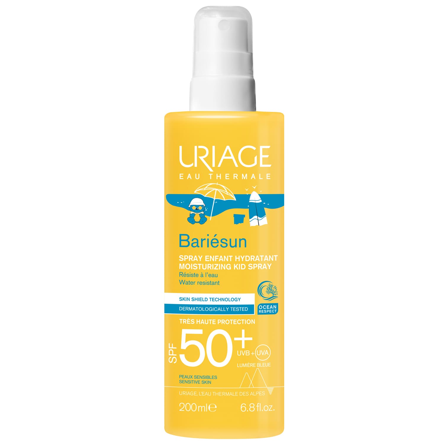 Увлажняющий спрей для детей Uriage Bariesun SPF 50+ 200 мл.