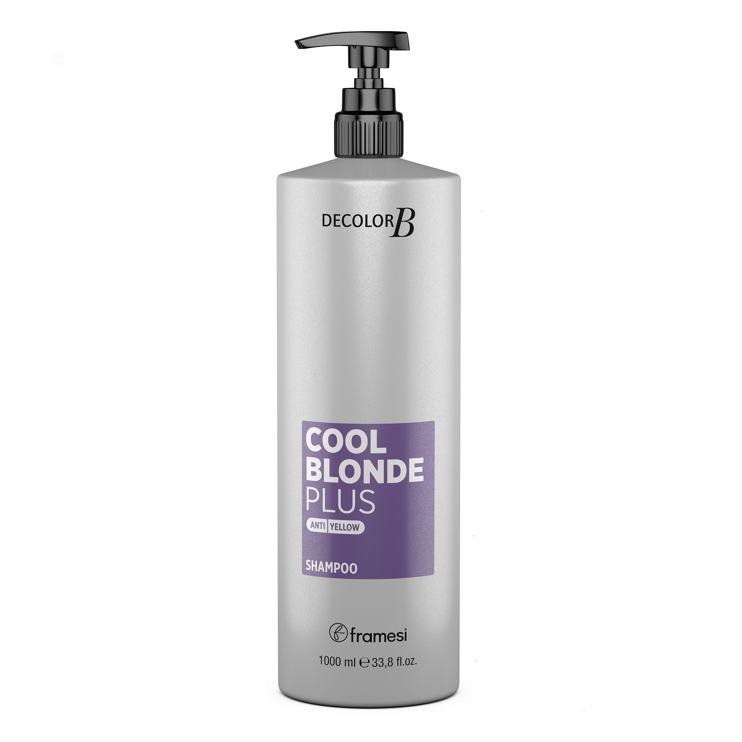 FRAMESI Шампунь для холодных оттенков блонд Cool Blonde Anti Yellow Shampoo, 1000 мл (FRAMESI, Decolor B)